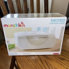 Munchkin Bright  Warm Wipe Warmer - White New  