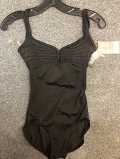 NEW Closeout Leotard Capezio Signature 10305WT Black Adult Sizes Ballet Jazz