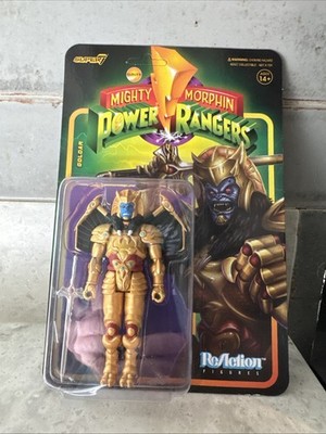 2021 Super7 ReAction Goldar Mighty Morphin Power Rangers New Unpunched Fast Ship
