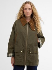 NEW Barbour Icons Bedale Showerproof Women's Jacket - Ivy Green/Ancient Size 20