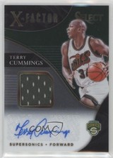 2020 Panini Select X-Factor Memorabilia Signatures /249 Terry Cummings Auto 11nq