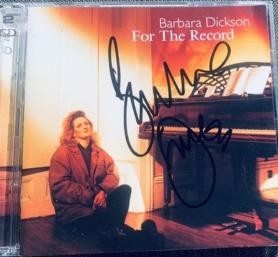 Barbara Dickson Autographed 2CD For the Record 35 Track & In Concert SIGNED RARE