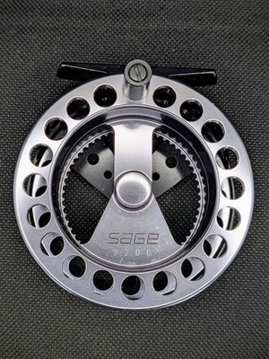 SAGE Click & Pawl 3200 Fly Reel #3/4 Made in USA w/Case from Japan
