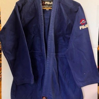 Fuji GI Gear Kimono Size 4 Unisex   Martial Arts Training Gi Blue White Heavy Du