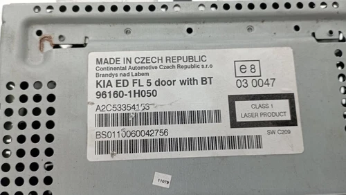 961601H050 Sistema Audio/Radio Cd para KIA CEED (ED) * 2010 266449 - Imagen 3 de 9