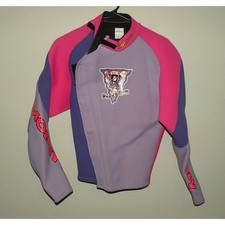Mobby  s Lg Sleeve Wetsuit 2 Piece Pants Jacket Women  s Lrg Neoprene Purple Pink
