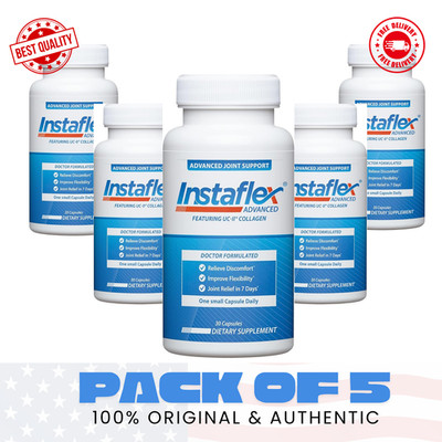 5 Packs Instaflex Advanced Joint Support Supplement 30 Capsules New Exp 11/2027