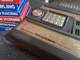 Mattel Intellivision Console Bundle With Games 100% TESTED WORKING Good Shape!