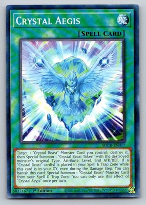 Crystal Aegis SDCB-EN017 Structure Deck: Legend of the Crystal Beasts Yu-Gi-Oh