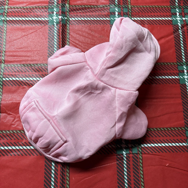 Winter Dog Hoodie with Pockets - Small Dog Coat for Chihuahua(Pink XS)