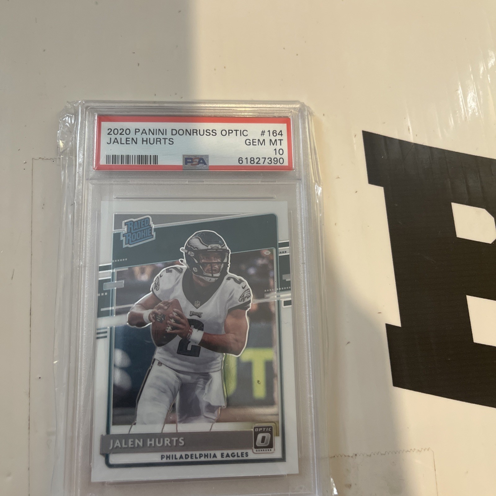 2020 Panini Donruss Optic - Rated Rookies Jalen Hurts #164 (RC) PSA 10