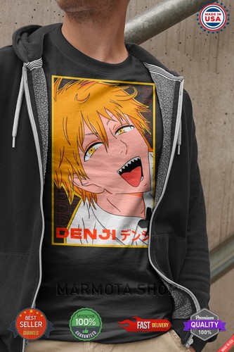 Denji Chainsaw Man Shirt Makima Anime Tee T-Shirt Pochita Manga Otaku Unisex - 第 4/43 張圖片