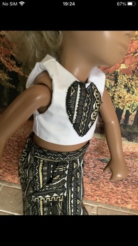 Sasha Doll Clothes Top And Trousers New Sasha In Sherwood (2) - Picture 3 of 4
