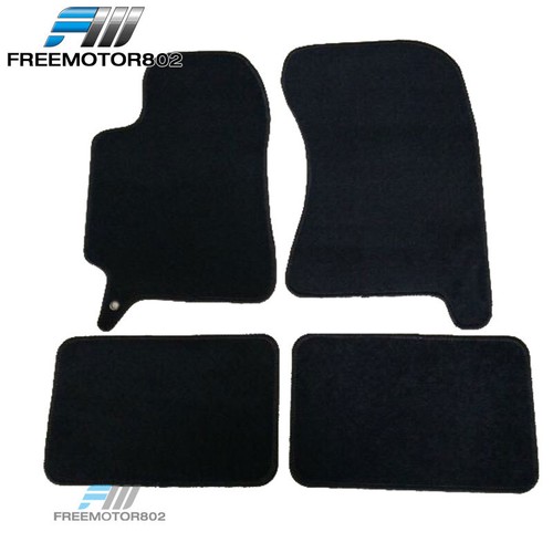 Full Set Black Floor Mats For 2002-2007 Subaru Impreza WRX / WRX STI (Front & Rear)