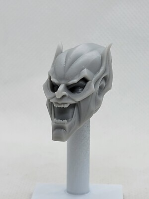3d Printed Green Goblin Head w/Eyes1:12 scale 6'' GI Joe Classified/Marvel Legend