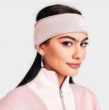 Womens Pink NIKE CLUB FLEECE HEADBAND