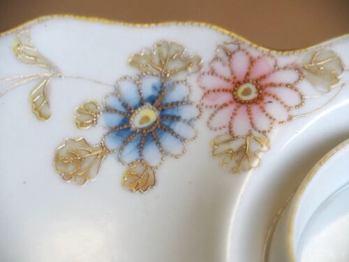Antique Nagoya Nippon Hand Painted Cup and Under Plate. Asian Decor. - Picture 5 of 17