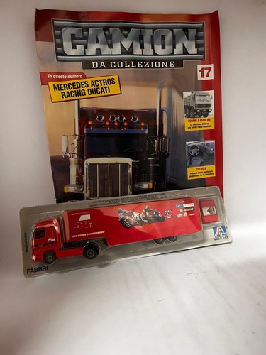 MERCEDES ACTROS RACING DUCATI 1:87 USCITA 17 CAMION DA COLLEZIONE ITALERI - Foto 1 di 2