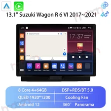 13.1"4+64 Android 12 Car Stereo Radio for Suzuki Wagon R6 VI 2017+ GPS NAV DSP