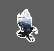 Eagle Nature Sticker Wildlife Waterproof