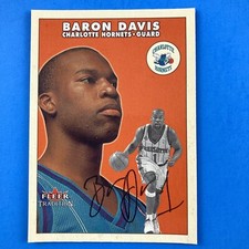 Baron Davis 2000-01 Fleer Tradition Glossy Card #177 NBA Charlotte Hornets