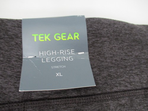 Tek Gear Womens Pants XL Black High Rise Leggings Warm Gear With Side Pockets - Picture 9 of 15