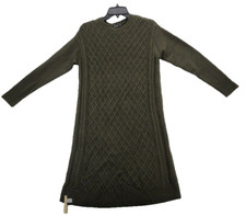 INC International Concepts Womens Sweater Dress Costa Green S D132