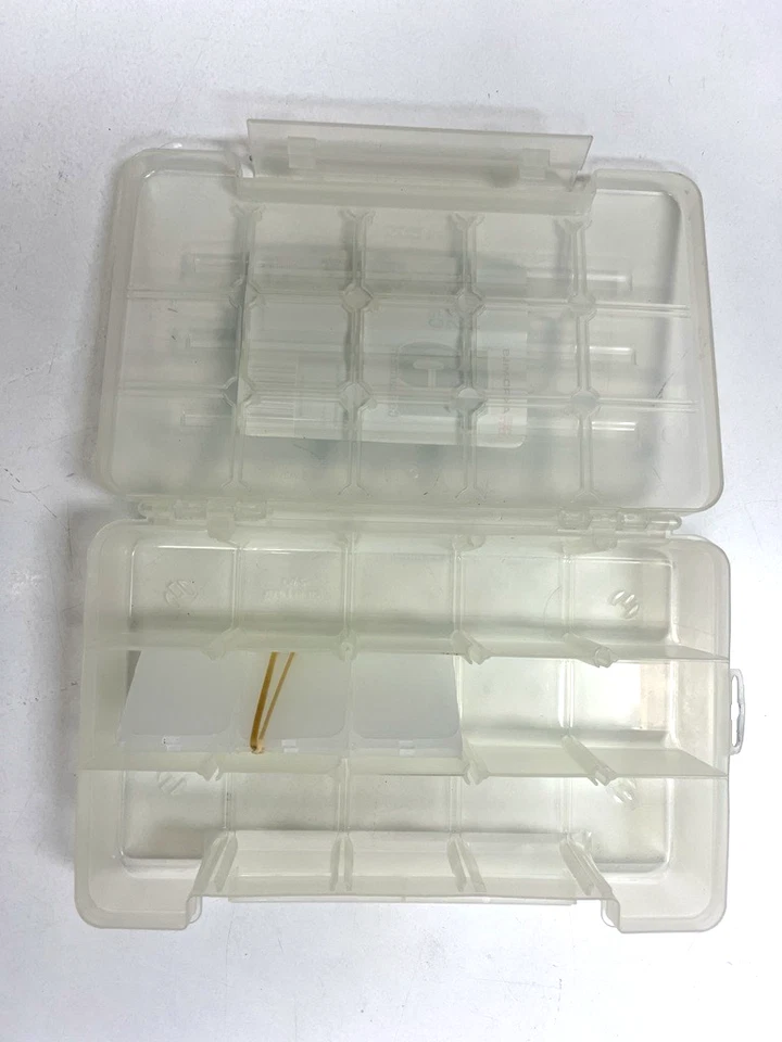 Akro-Mils 15 Compartment Medium Clear Storage Case 05805 11"W x 7"D x 2 3/8"H - Image 4 of 4