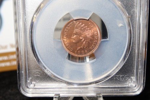 1886 Indian Head Small Cent. Variety I. PCGS Graded PR64 RB. Store # 08507 - Picture 2 of 3