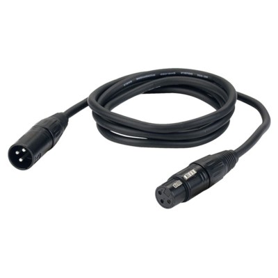 DAP Audio XLR / DMX Kabel 3-Pol. - Mikrofonkabel Mikrokabel Länge 0,75 Meter