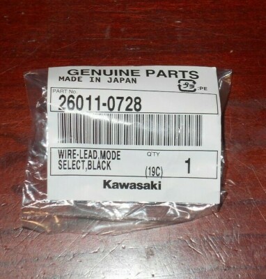 KAWASAKI KX250F, KX450F BLACK DFI MAP WIRE LEAD MODE 26011-0728, HARD CONDITIONS