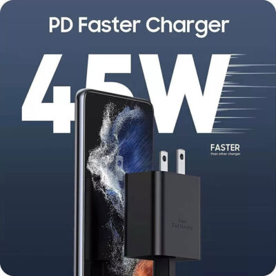 Universal 45W USB-C Super Fast Wall Charger USB Type C Charging For Samsung