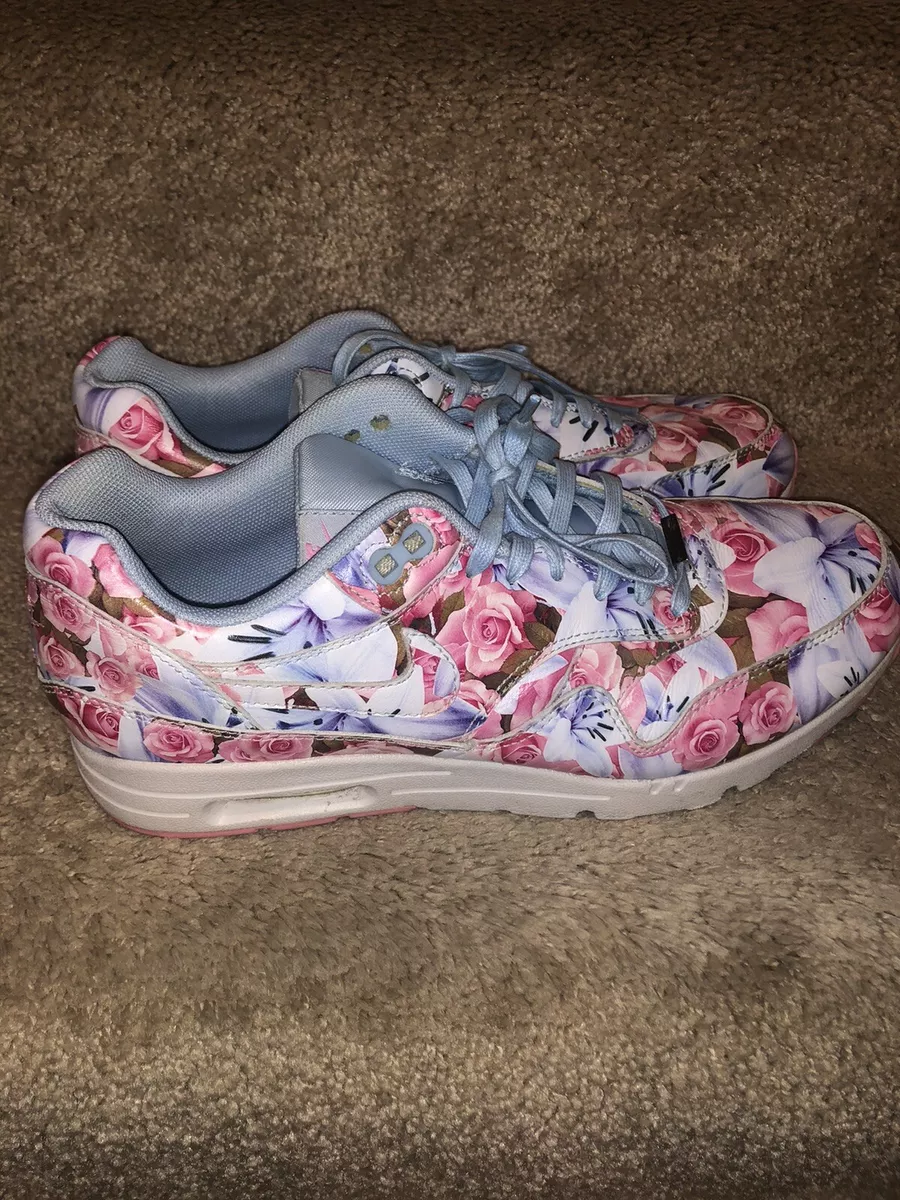 Nike Air Max 1 Ultra LOTC QS Floral Paris Leather sneakers.Sz 9.5