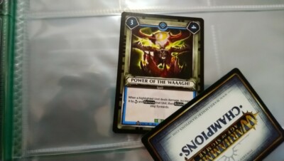 Warhammer Champions Onslaught TCG UNCLAIMED: Power Of The Waaagh 