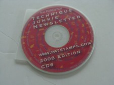 Patstamps Technique Junkie Newsletter CD-ROM OOP - U PICK