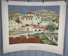 CORSICAN LANDSCAPE Maurice Utrillo French Painter 1883-1955 Post Impressionist