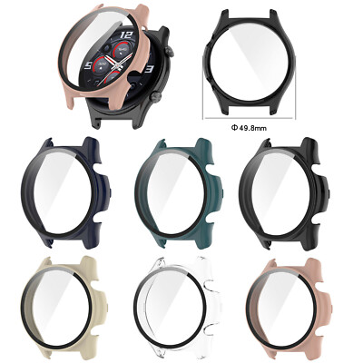 For Honor Watch GS3 Smartwatch Case Full PC Glass Screen Protector Cover Bumper