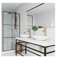 Vigo Seville Bathroom Faucet Single Hole Vessel in Matte Gold VG03009MG NIB New