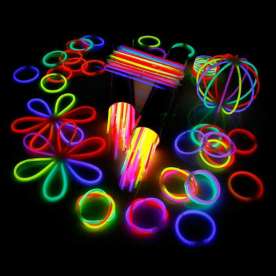 200 Armknicklichter - Standard 2D Verbinder im 6-Farbmix