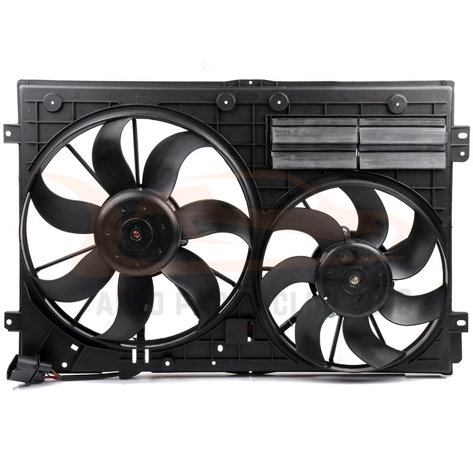 Automotive AC Condenser and Cooling Fan Assembly Fit for 2008-2009 Audi TT - Image 2 of 4