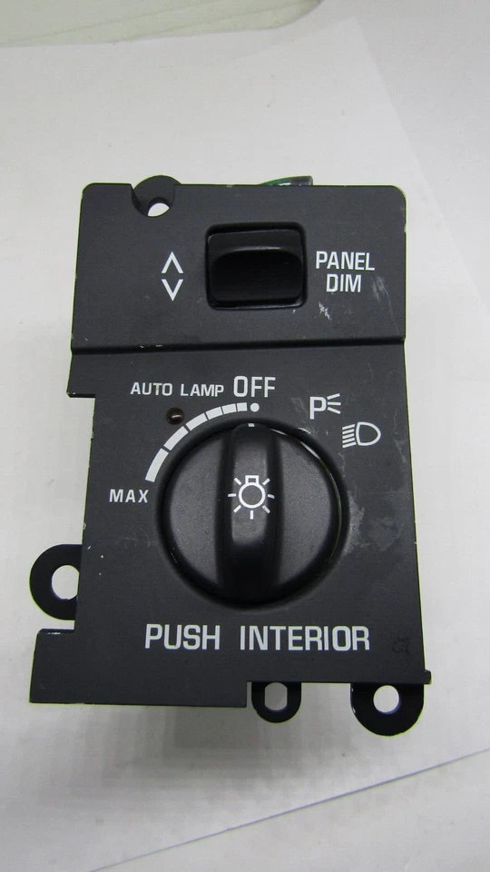 Interruptor de faros estándar DS-614 1995 1997 LINCOLN TOWN CAR NUEVO COMO NUEVO OE Foto 3 de 4