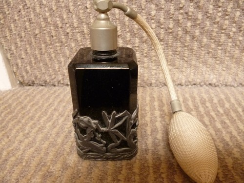4 X VINTAGE GLASS PERFUME ATOMISERS - Picture 5 of 5
