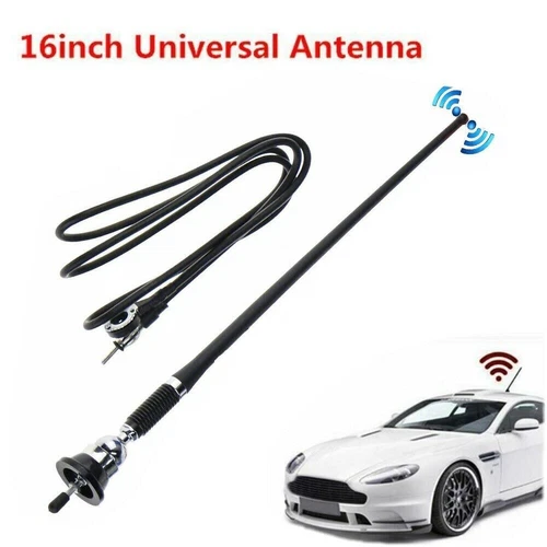 16" Universal Mount Swivel Base Car Radio AM/FM Amplified Signal Aerial Antenna - Picture 12 of 12