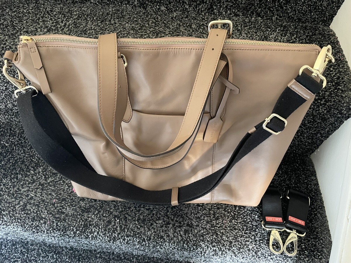 jem and bea changing bag beatrice taupe UK