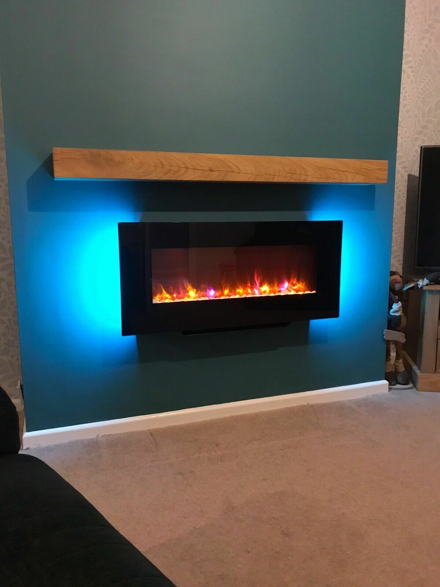 SOLID OAK FIREPLACE MANTEL BEAM MANTELPIECE Wood Lintel Log Burner Mantle  Shelf | eBay