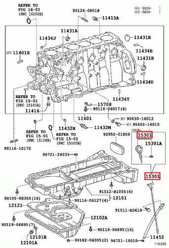 Genuine Cresta JZX93 JZX91 JZX90 1JZ GE 2JZ 1JZ Oil Level Indicator Dip Stick - Picture 11 of 19