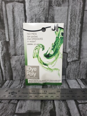 Jacquard iDye Poly Green Fabric Dye No Mess Water Dissolving JID1452 New