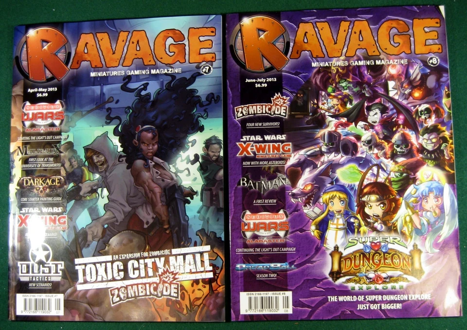 Ravage Magazine 17 Issue Lot #2-20, CoolMiniOrNot CMoN, Soda Pop, Ninja Division — 第 4/4 张图片