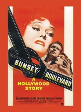 10806.Decor Poster.Wall Room interior.Interior design.Sunset Boulevard movie
