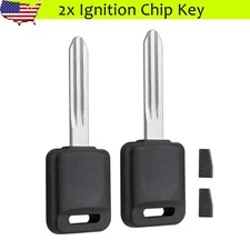 2 Ignition Key for Nissan Titan Frontier 350Z Altima Armada Maxima Chip ID 46